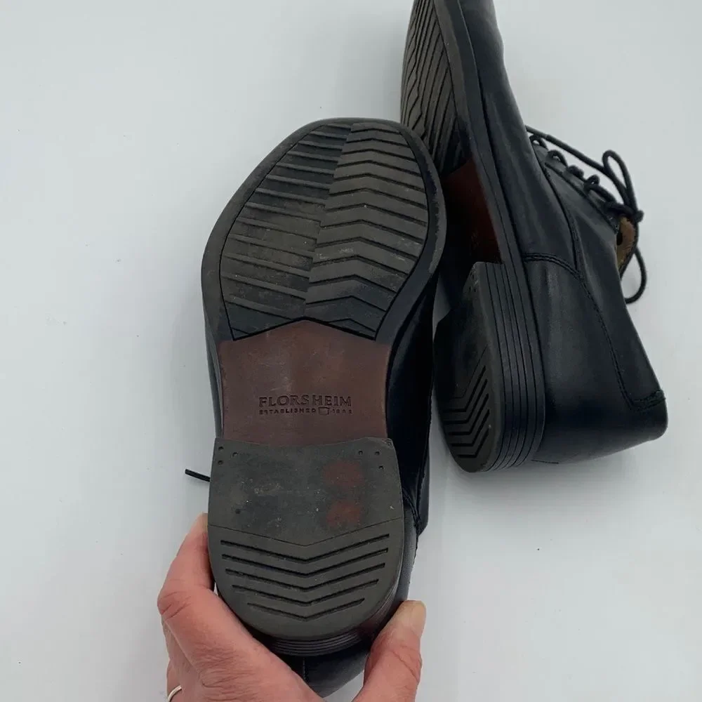 Florsheim black leather